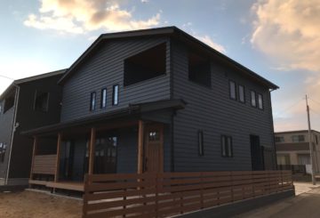 伊勢崎市　２階建て新築　ラップサイディング新色の家